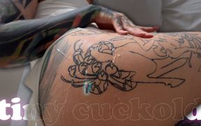 The Little Cuckold Was Trapped in Cum