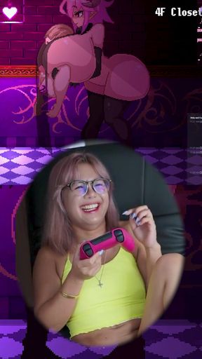 She has extremely huge tits TT