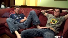 A Well Rewarded Foot Wank