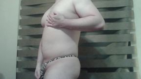 Slutty Stud Shows off His New Thong