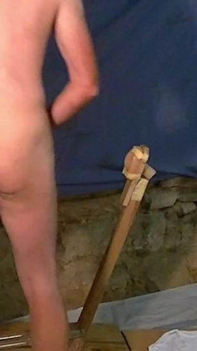 Fleshlight Stand Fuck Masturbation with a Quiet Orgasm