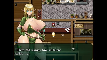 You Can&#039_t Corrupt Me! Naive Elf [ TABOO Hentai Game ] Ep.2 her boobs are to big for the bunny suit craftman !