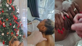 sextape mere noel , footjob vaginal anal branlette espagnol et ejac ...