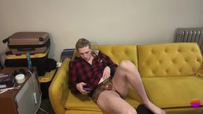 Transgirl Swiping Right with Her Girl Cock