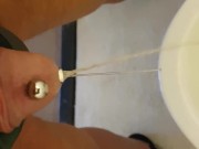 Pissing with prince's wand in my uretra