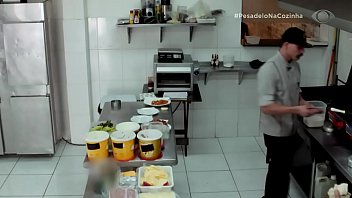 Chef bombado botando franc&ecirc_s pra mamar