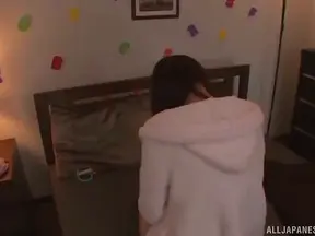Asian Cutie Gives Blowjob Before Riding Lucky Guy’s Hard Cock POV Style