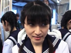 Teen Kazuha Mizumori loves masturbating at school