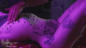 No1 Pup Drips Hot Candle Wax Across Your Darling Honeys Exposed Perfect Body
