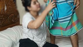 Nadiya Hotel Style Bed Talk Cock Touch and Boobs Press Full Bangla Video