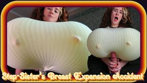 Step-Sister’s Breast Expansion Accident