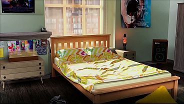 Busty milf can't get enough of my cock in anime game