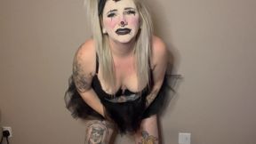 Clown Girl Pees Herself in Desperation