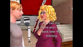 Blonde Hentai Beauty Enjoys Steamy Cartoon Encounter with Big Cock Lover