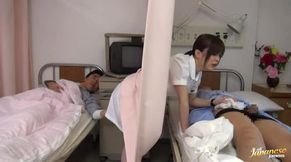 Pretty Nurse Hikaru Ayami Takes Hard creampie from Big Dick