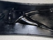 Vacbed + Lube + Bad Dragon Nox Dildo + Wand = Multiple Orgasms for Miss Perversion