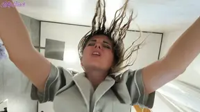 Virgin step-sister gets hard-fucked in bathroom