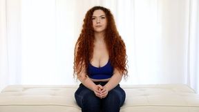 Sexy redhead girlfriend Brina likes interracial penetration so much