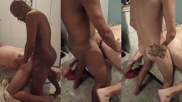Married straight man cheated on his wife by giving his ass to two gay men 12 33