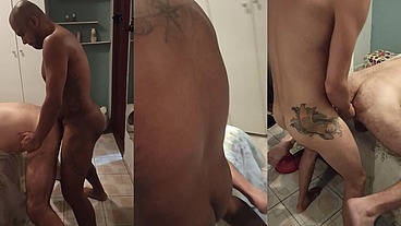 Married straight man cheated on his wife by giving his ass to two gay men 12 33