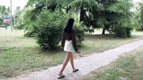 Tourist Girl Has Been Fucked in a Wood. Outdoor Sex with a Pretty Stranger