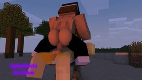 Minecraft Gay Sex Mod Fucks Latin Friend Big Cock Outside