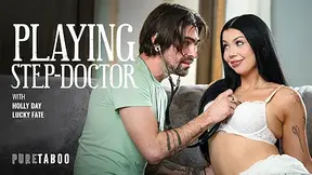 Holly Day And Lucky Fate In Playing Step-doctor