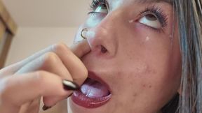 PICKING MY NOSE