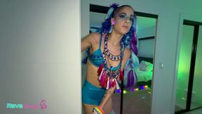 neon lights and bass drops as madison steel takes control!