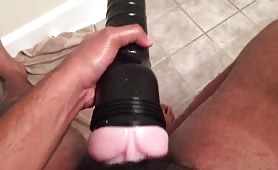 Fuckin the Fleshlight with my BBC