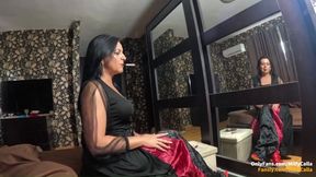 Milfycalla My Ogre Used Me Twice in Vintage Dress, Stockings &amp; Shiny Boots