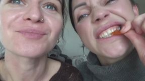 mp4 eat gammy bear and my friend