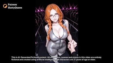BigAss Ai Girl Fucks Model Backstage In Locker Room With Blowjob Hardcore
