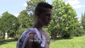 Super tight Czech lad with taut little butthole