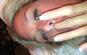 Amateur girl homemade 35332   milf eating cum