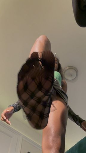 Stepping on you!