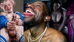 girl cock love, girl cock love, ai generated
