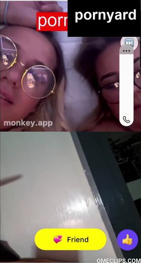 Athletic teen webcam model gets a surprise reaction from her homemade