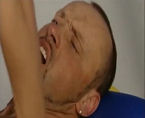 Blonde German Cougar with Big Tits Uses Toys and Takes Huge Cock Vintage