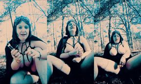 Nymeria Malfoy's Adorable Release: Enchanting Wand Play and Intimate Moments in the Forest