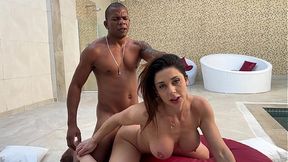 BBC Drilling The Ass Of The Queen Of Anal Sex - Luiza Marcato & Thales Mileto
