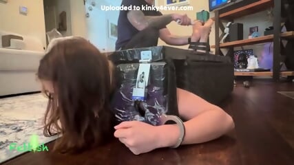 Girl Tickling in box  K4E