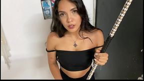 Naughty neighbor with a huge ass sucks me off for extra money! - MILF &mdash;  Latina