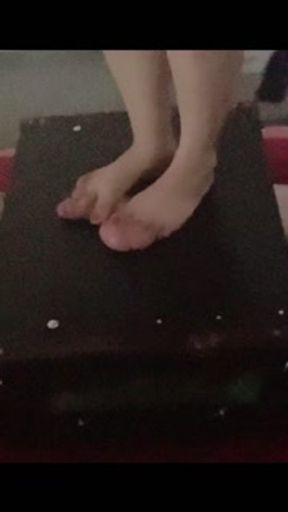 Bestie’s cock and balls will surely turn black and blue later. The price of firing his loads.