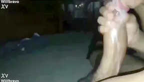 Deep Throat Challenge: 24cm Cock Devoured in Kitchen Heat – Loads Dropped Outside