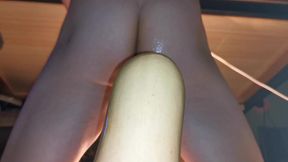 Butternut Squash Annihilates Gaping Gay Asshole Rosebud Gush