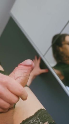 Would You Lick My Cum off the Mirror?
