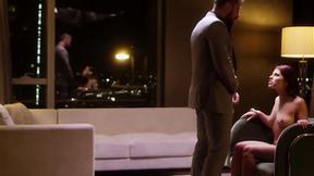 ”Handcuffed Harlot Adriana Chechik begs for Cum!”