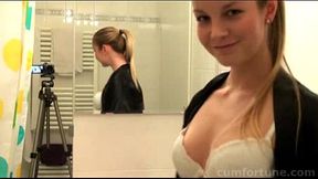 Rose Delight preparing for a sex scene