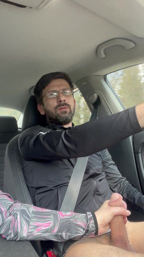 She Couldn’t Wait - MILF Blowjob & Handjob While Driving - Public Car Sex Kingyordanov